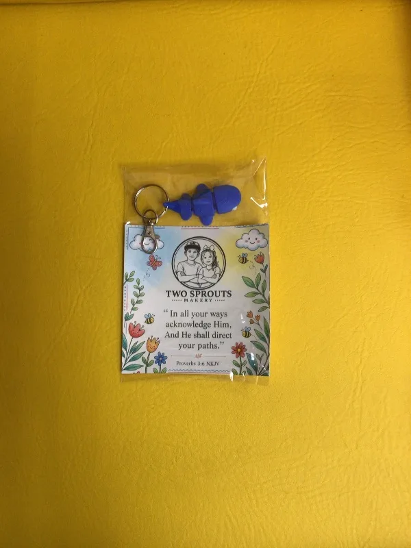 Articulated Shark Keychain