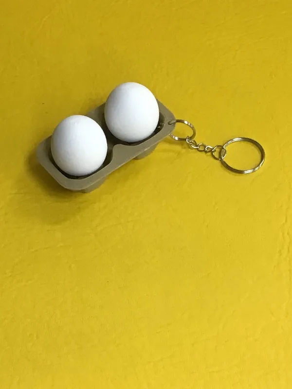 Egg Clicker Keychain