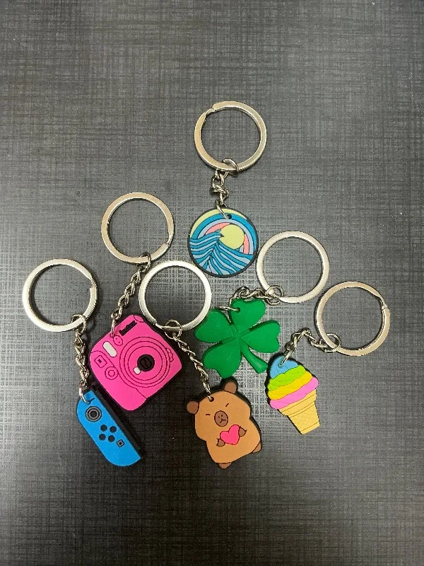 Rubbery Charm Keychain